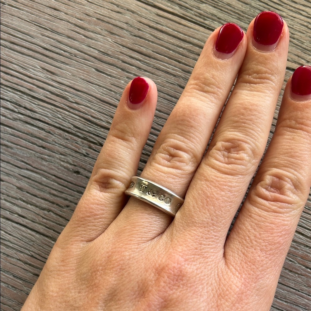 Tiffany & Co. 1837 sterling silver ring size 6